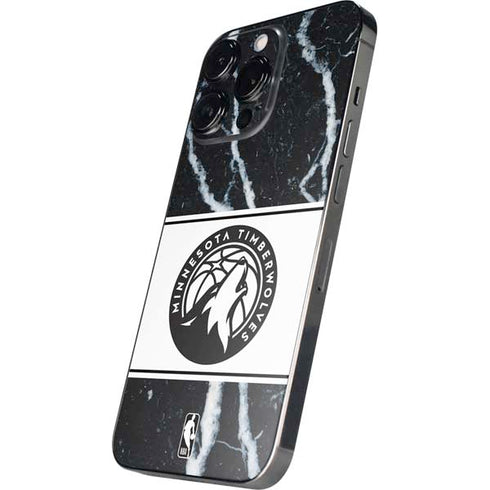 NBA Minnesota Timberwolves Marble iPhone 14 Pro Max Skin