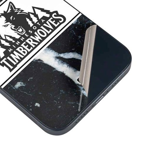 NBA Minnesota Timberwolves Marble iPhone 14 Skin