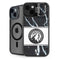 NBA Minnesota Timberwolves Marble iPhone 15 Kickstand Case