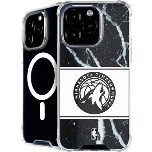 NBA Minnesota Timberwolves Marble iPhone 16 Pro MagSafe Case