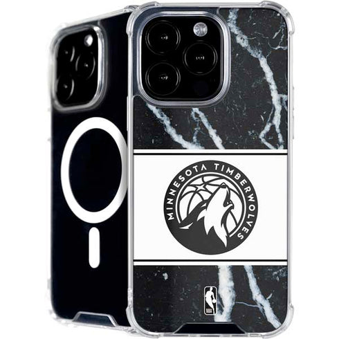 NBA Minnesota Timberwolves Marble iPhone 16 Pro Max MagSafe Case