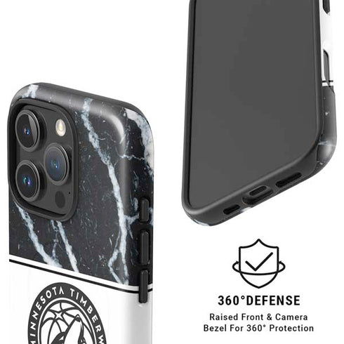 NBA Minnesota Timberwolves Marble iPhone 16 Pro Max Magsafe Impact Case