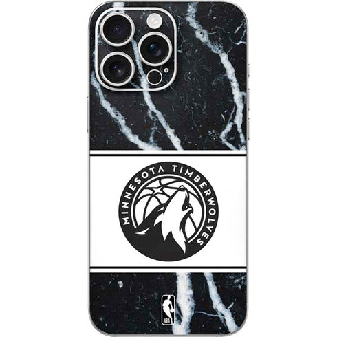 NBA Minnesota Timberwolves Marble iPhone 16 Pro Max Skin
