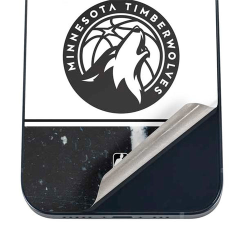 NBA Minnesota Timberwolves Marble iPhone 16 Skin
