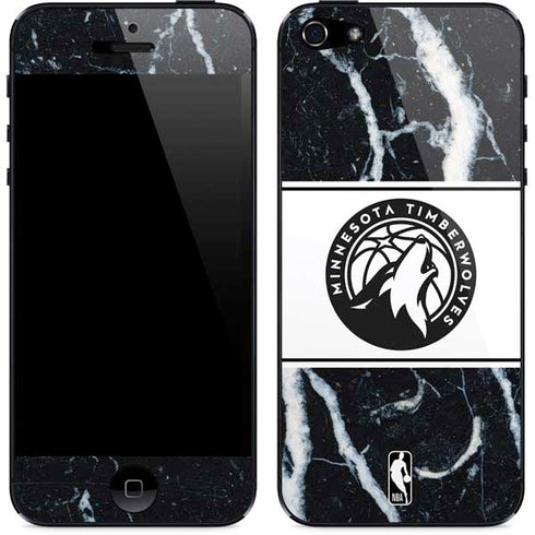 NBA Minnesota Timberwolves Marble iPhone 5/5s/5SE Skin
