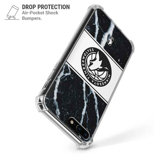 NBA Minnesota Timberwolves Marble iPhone 7/8 Plus Clear Case