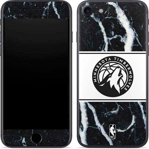 NBA Minnesota Timberwolves Marble iPhone 7 Skin
