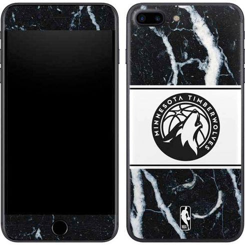 NBA Minnesota Timberwolves Marble iPhone 8 Plus Skin