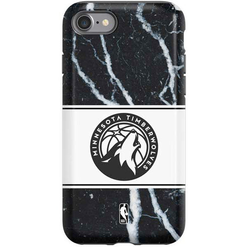 NBA Minnesota Timberwolves Marble iPhone SE (2nd & 3rd Gen) Pro Case