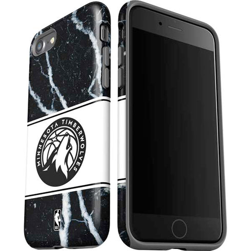 NBA Minnesota Timberwolves Marble iPhone SE (2nd & 3rd Gen) Pro Case