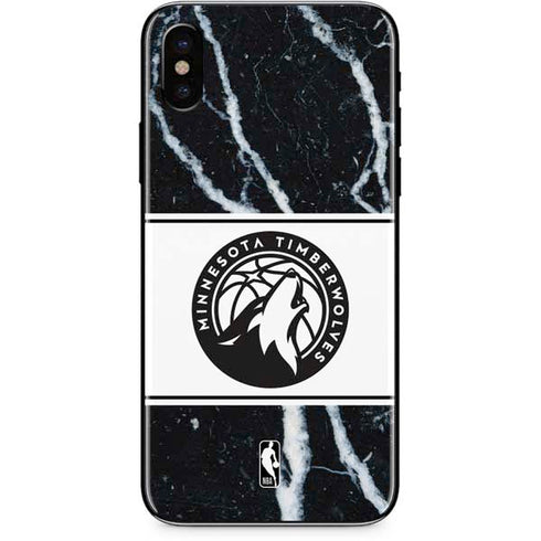 NBA Minnesota Timberwolves Marble iPhone XS Max Skin
