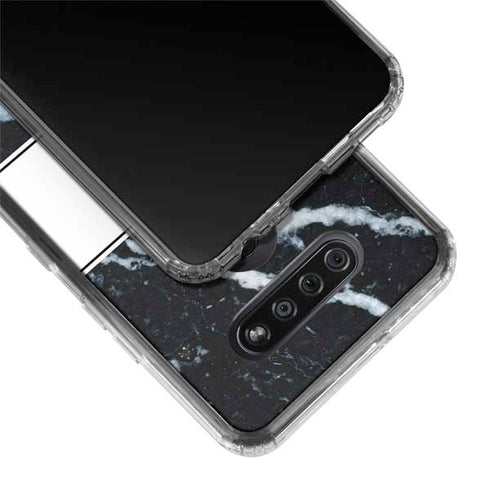 NBA Minnesota Timberwolves Marble LG K51/Q51 Clear Case