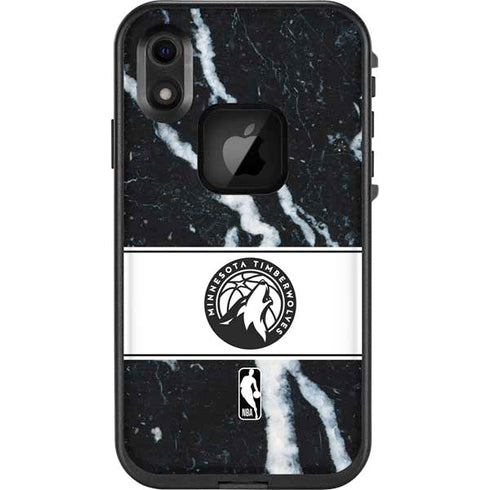 NBA Minnesota Timberwolves Marble LifeProof Fre iPhone Skin