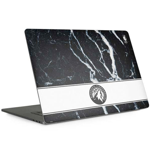 NBA Minnesota Timberwolves Marble MacBook Skins
