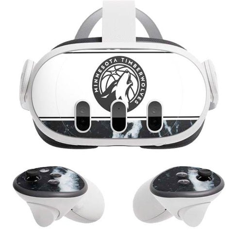 NBA Minnesota Timberwolves Marble Meta Quest 3 Skin