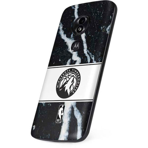 NBA Minnesota Timberwolves Marble Moto E5 Play Skin