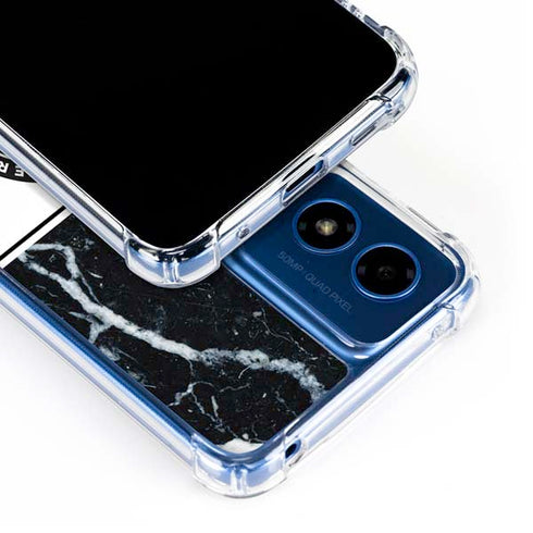 NBA Minnesota Timberwolves Marble Moto G 5G (2024) Clear Case