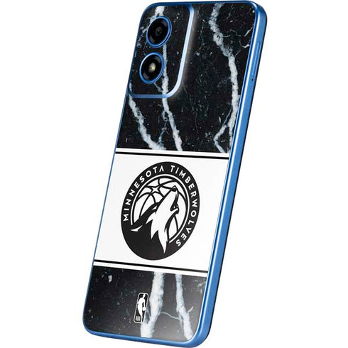 NBA Minnesota Timberwolves Marble Moto G Play 4G (2024) Skin