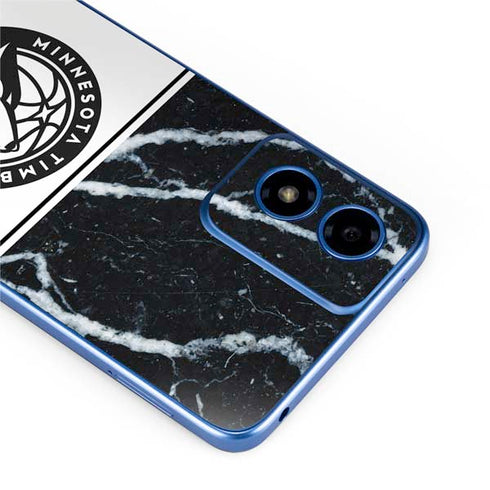 NBA Minnesota Timberwolves Marble Moto G Play 4G (2024) Skin