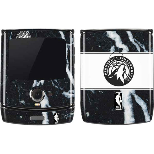 NBA Minnesota Timberwolves Marble Motorola RAZR Skin