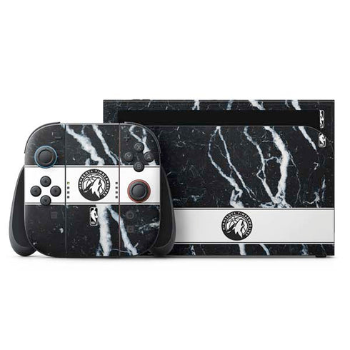 NBA Minnesota Timberwolves Marble Nintendo Skins