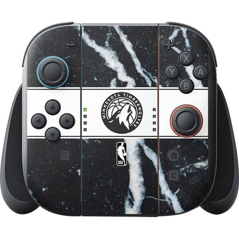 NBA Minnesota Timberwolves Marble Nintendo Switch 2 (2025) with Joy-Con Skin