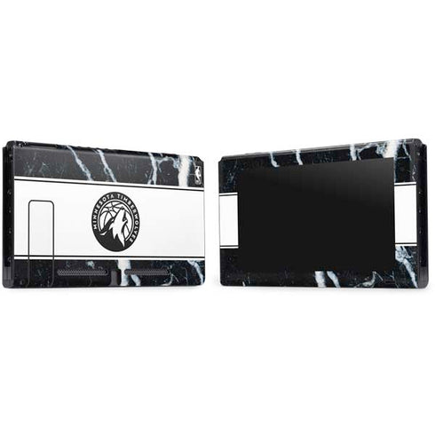 NBA Minnesota Timberwolves Marble Nintendo Switch Bundle Skin