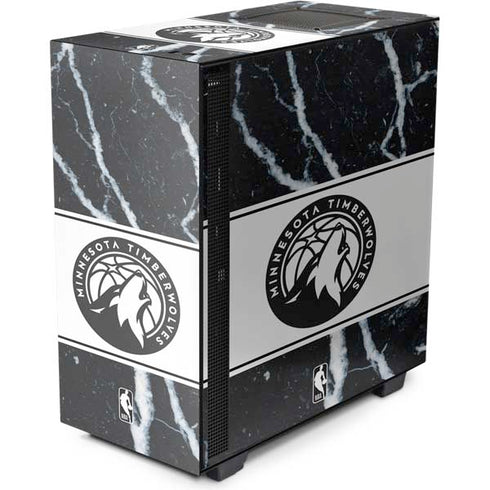 NBA Minnesota Timberwolves Marble NZXT H510 Compact ATX Mid-Tower Case Skin