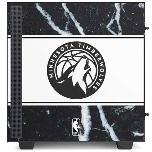 NBA Minnesota Timberwolves Marble NZXT H510 Compact ATX Mid-Tower Case Skin
