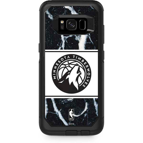 NBA Minnesota Timberwolves Marble Otterbox Commuter Galaxy Skin