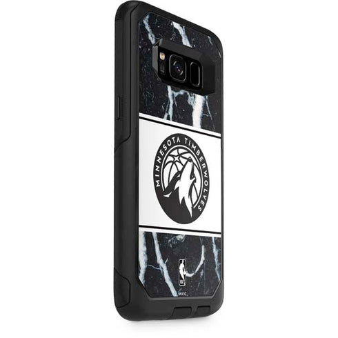 NBA Minnesota Timberwolves Marble Otterbox Commuter Galaxy Skin