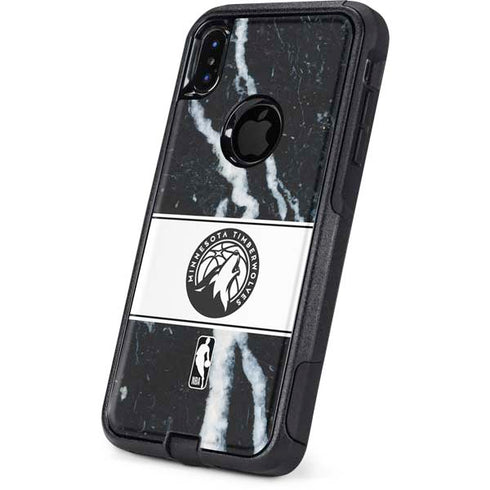 NBA Minnesota Timberwolves Marble Otterbox Commuter iPhone Skin