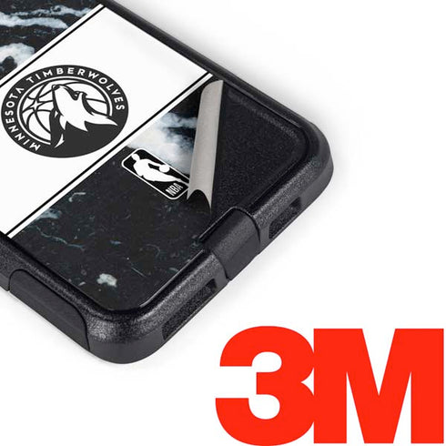 NBA Minnesota Timberwolves Marble Otterbox Commuter iPhone Skin