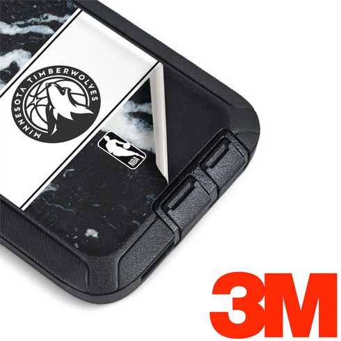 NBA Minnesota Timberwolves Marble Otterbox Defender Galaxy Skin
