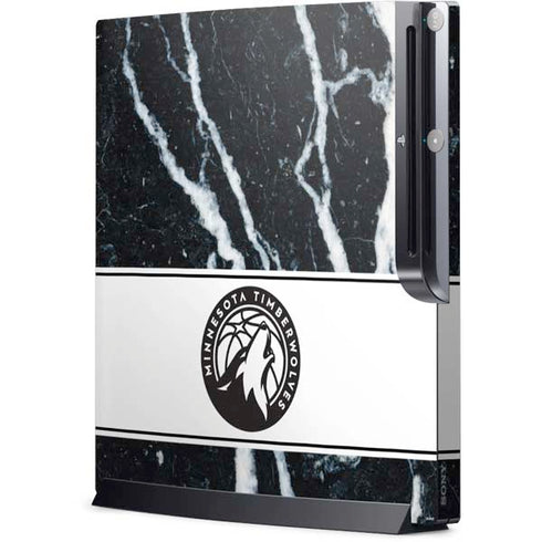 NBA Minnesota Timberwolves Marble Playstation 3 & PS3 Slim Skin