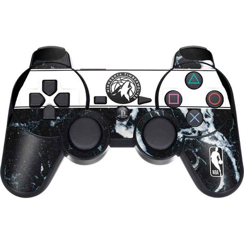 NBA Minnesota Timberwolves Marble PS3 Dual Shock wireless controller Skin