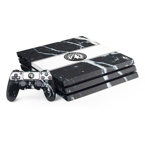 NBA Minnesota Timberwolves Marble PS4 Pro Bundle Skin