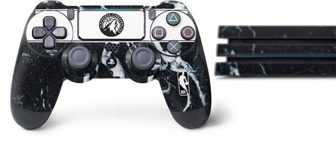 NBA Minnesota Timberwolves Marble PS4 Pro Bundle Skin