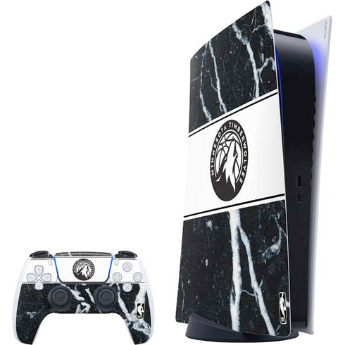 NBA Minnesota Timberwolves Marble PS5 Digital Edition Bundle Skin