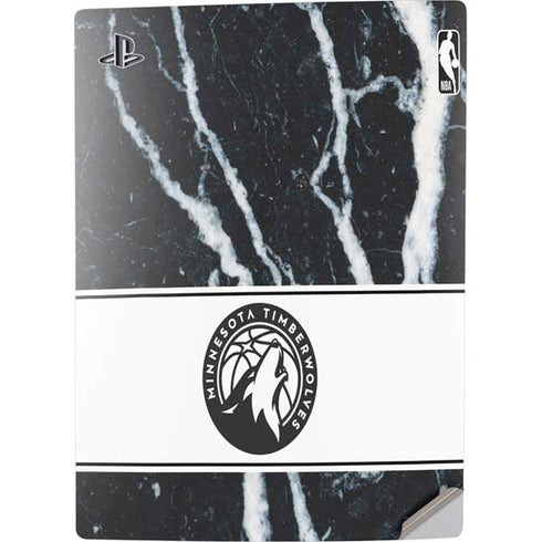 NBA Minnesota Timberwolves Marble PS5 Digital Edition Console Skin