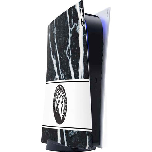 NBA Minnesota Timberwolves Marble PS5 Digital Edition Console Skin