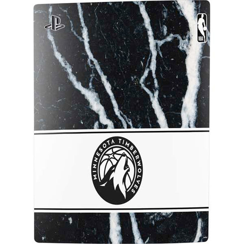 NBA Minnesota Timberwolves Marble PS5 Digital Edition Console Skin