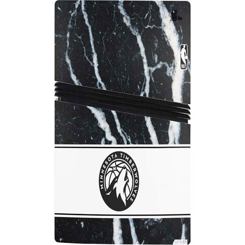 NBA Minnesota Timberwolves Marble PS5 Pro Console Skin