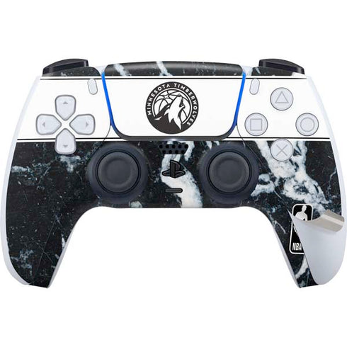 NBA Minnesota Timberwolves Marble PS5 Pro Disk Bundle Skin