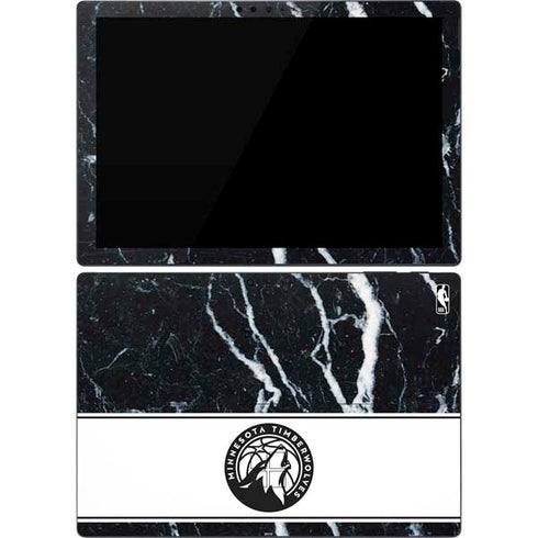 NBA Minnesota Timberwolves Marble Surface Pro 7 Skin