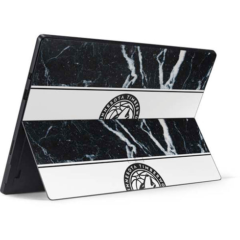 NBA Minnesota Timberwolves Marble Surface Pro 7 Skin