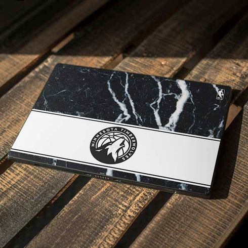 NBA Minnesota Timberwolves Marble Surface Pro 7 Skin
