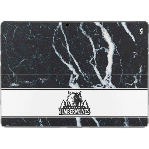 NBA Minnesota Timberwolves Marble Surface Pro 8 Skin