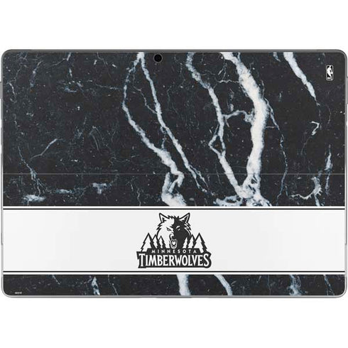 NBA Minnesota Timberwolves Marble Surface Pro 9 Skin