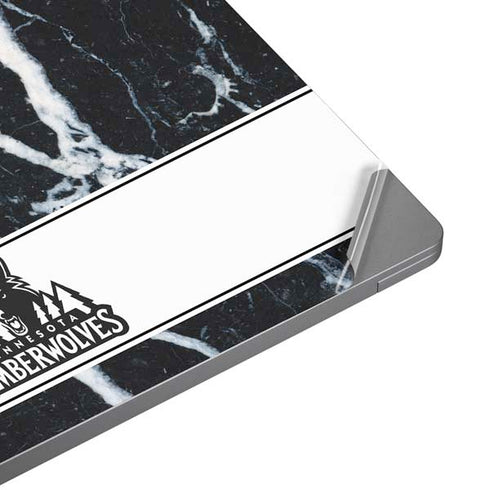 NBA Minnesota Timberwolves Marble Universal Laptop 12in (9.8 x 6.8in) Skin